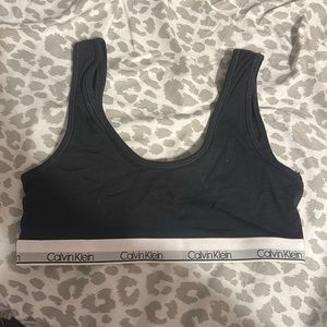 Youth calvin klein sports bra